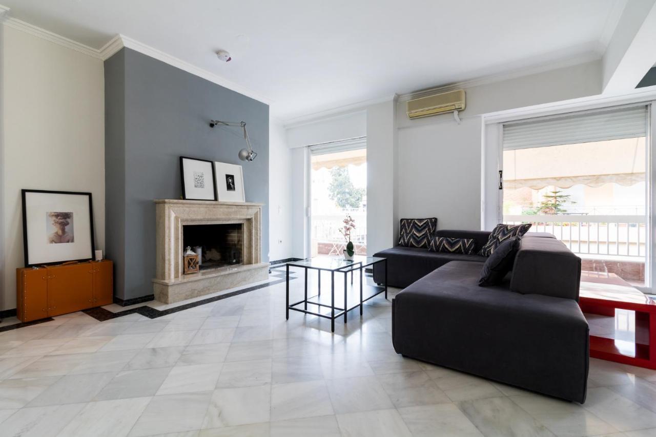 Deco Marble Apt With Acropolis View Athen Exterior foto