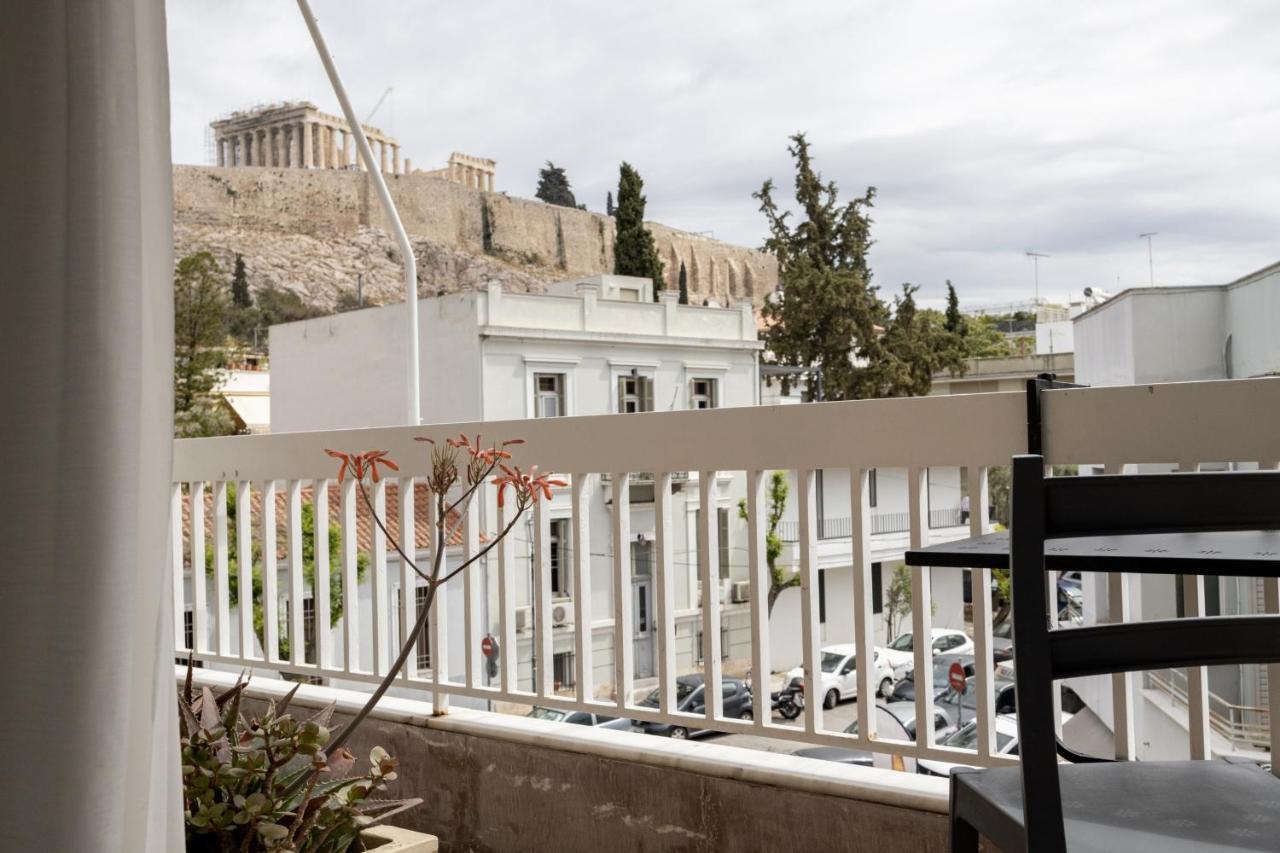 Deco Marble Apt With Acropolis View Athen Exterior foto